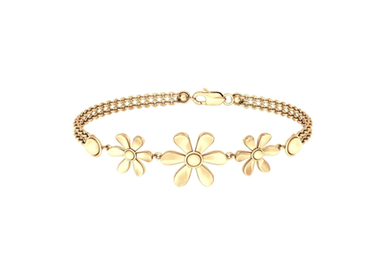 Gold Plated Womens Bracelet
